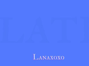 Lanaxoxo