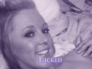 Licked